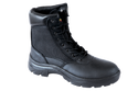 Guardian Safety Boot: Black lightweight work boot with laces, offering comfortable protection.