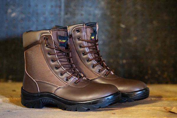 Guardian Safety Boot: Lightweight work boot with laces, offering comfortable protection.