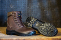 Guardian Safety Boot: Lightweight work boot with laces, offering comfortable protection.