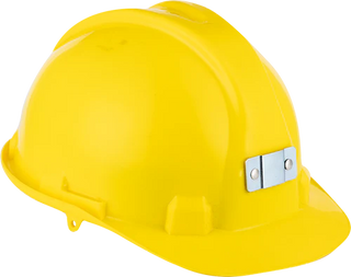 Metal Clamp Hard Hat