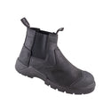 Hammer Safety Boot: Work boot with laces, composite toe cap, and textured sole.