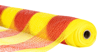 Barrier Netting Orange/Yellow Woven