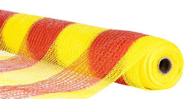 Barrier Netting Orange/Yellow Woven