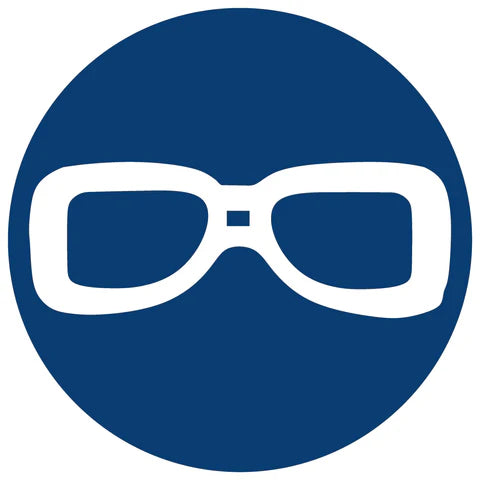 Eye Protection Shall Be Worn safety sign (MV1)