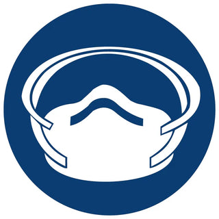 Dust Mask Shall Be Worn SABS safety sign (MV12)