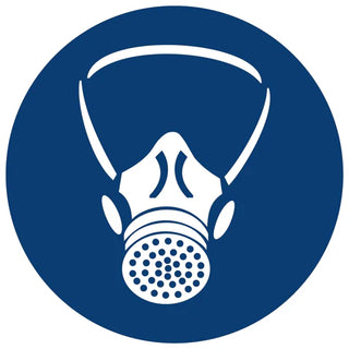 Respiratory Protection Shall Be Worn safety sign (MV2)