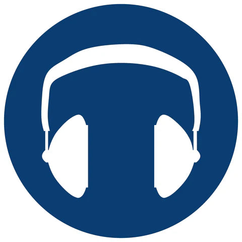 Hearing Protection Shall Be Worn safety sign (MV4)