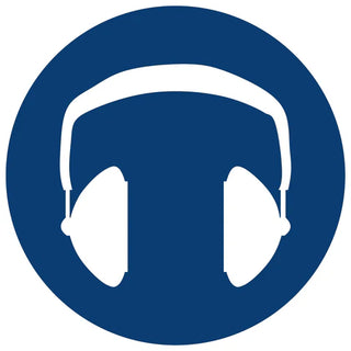 Hearing Protection Shall Be Worn safety sign (MV4)