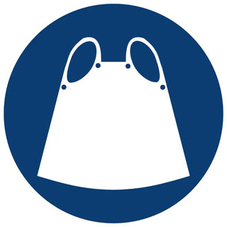 Apron Shall Be Worn safety sign (MV9)