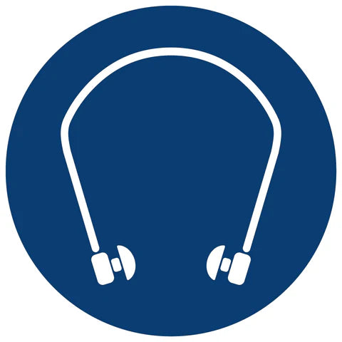Hearing Protection Shall Be Worn safety sign (MV 19)