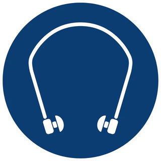 Hearing Protection Shall Be Worn safety sign (MV 19)