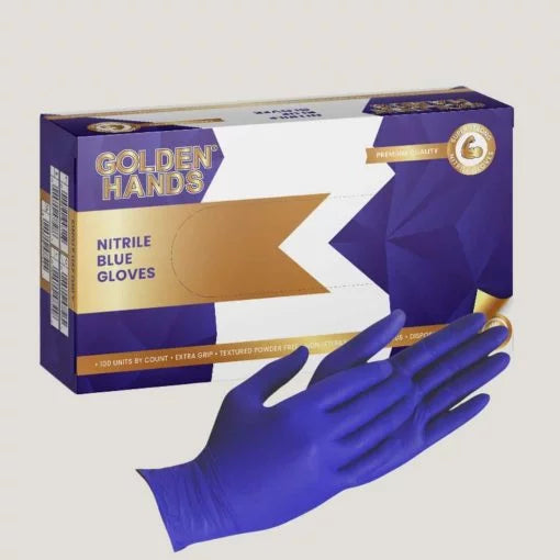 Cool Blue Nitrile  Gloves