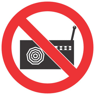 No Loud Music SABS safety sign (PV36)