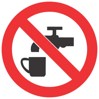 No Drinking of this Water SABS safety sign (PV5)