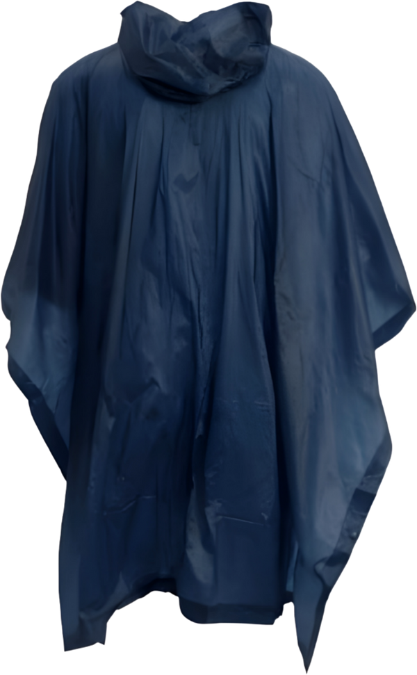 Pioneer Rubberised Poncho - Navy