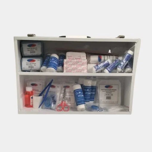 Regulation 3 Factory First Aid Kit in Metal Box