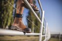 Ripsaw Safety Boot: Brown work boot with laces, full-grain leather upper, and a durable sole.