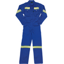 Royal Blue Boiler Suit Poly-cotton with reflective