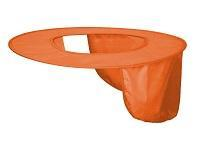 Orange Sun Protector for Hard Hats