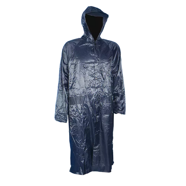 PVC Rubberised Rain Coat Navy