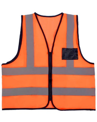 Reflective Vest with Zip & ID Pocket