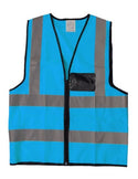 Reflective Vest with Zip & ID Pocket