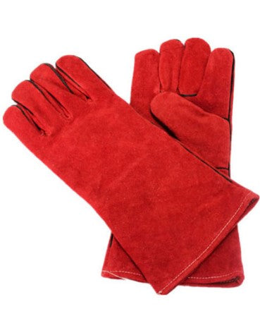 Red heat resist gloves