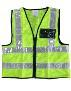 Pioneer Lime Mesh Reflective Vest with White PVC Tape