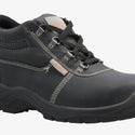 Interceptor Razer SP: Black work boot with laces, anti-penetration protection, and a steel toe cap.