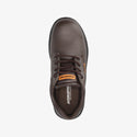 Interceptor Askari Lo II Smooth: Black work shoe with laces, steel toe cap, and dual-density sole.