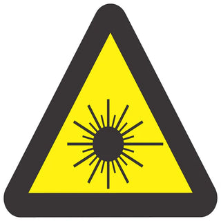 Beware Of Laser Hazard SABS safety sign (WW12)