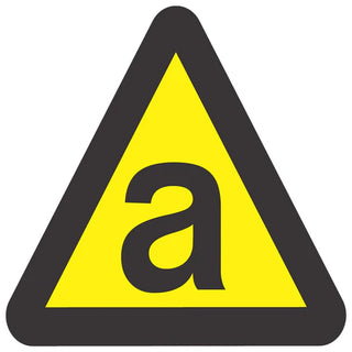 Beware Of Asbestos SABS safety sign (WW13)