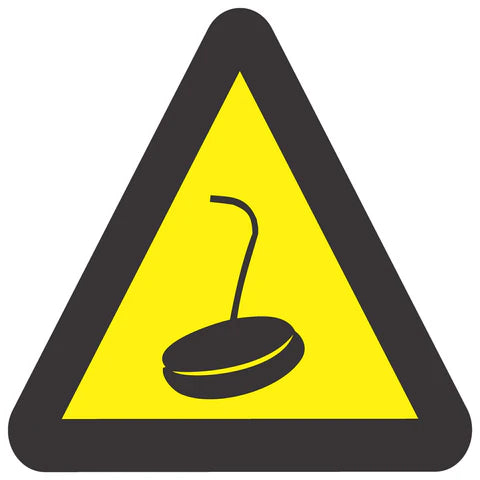 Beware Of Magnet Crane SABS safety sign (WW30)