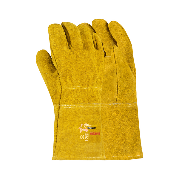 Tough Premium Welder 145 Gloves-Hand Protection-Welding Gloves South Africa | Best Welding Gloves | Leather Safety Gloves-Supply Shop