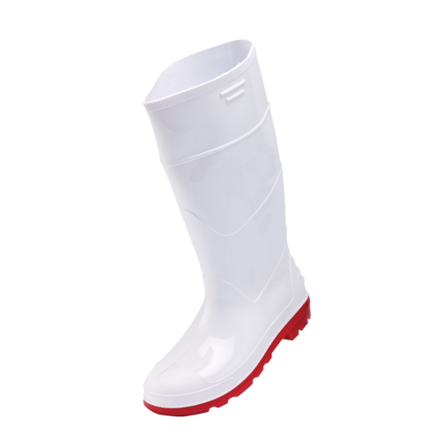 Knee Length White Gumboot