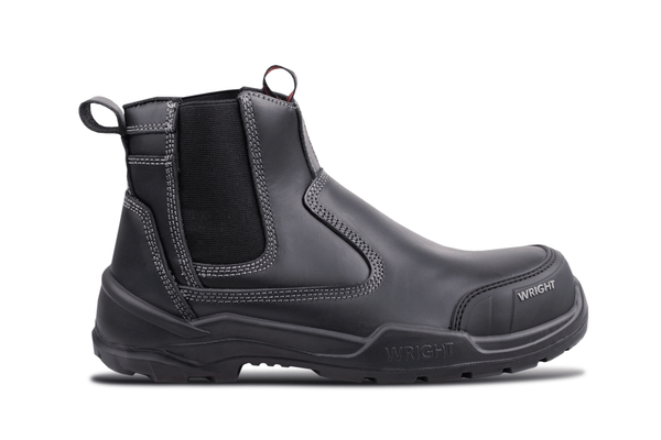 WRIGHT Onyx Black Safety Boots - product view 2