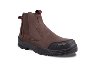 WRIGHT Onyx Brown Safety Boots - product view 1