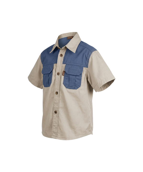 Meerkat Kid's Two Tone Bush Shirt