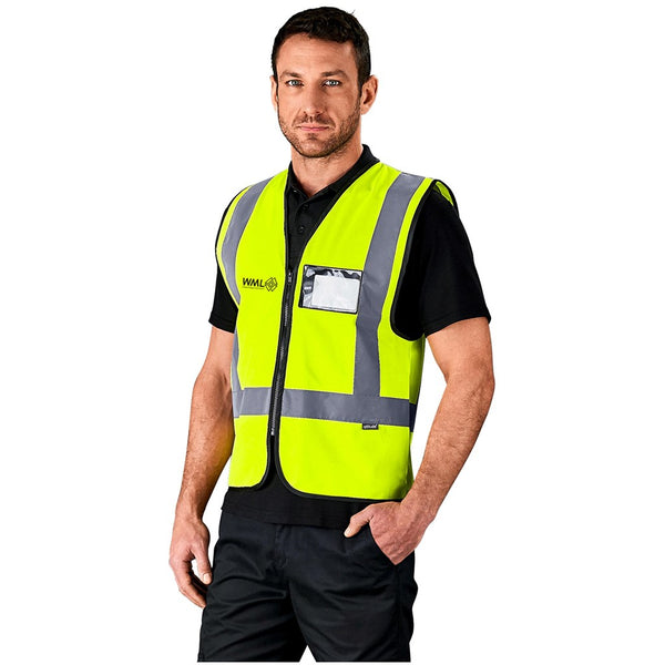 Direction En4 Hi-Viz Reflective Full Zip Vest