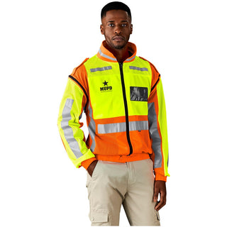 Metro Two-Tone Hi-Viz Reflective Zip-Off Jacket