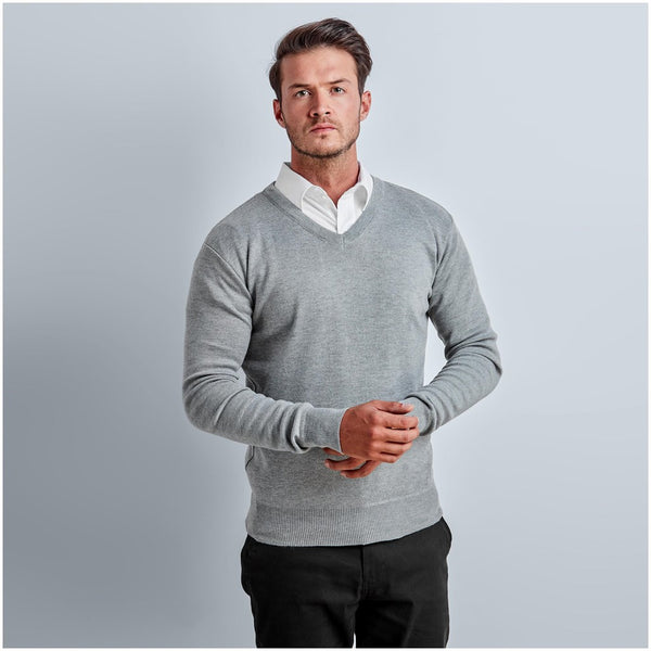 Mens Long Sleeve Peru V-Neck Jersey