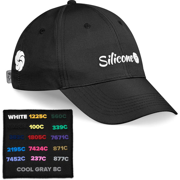 Pre-Branded Performance Cap Showcasing Silicone Branding