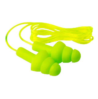 Dromex Green Mushroom Corded Re-Usable Earplug 200/Box