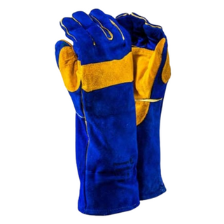 Dromex Blue Weld Leather Gloves
