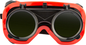 Brazing/Gas Cutting Welding Goggles - Red Frame