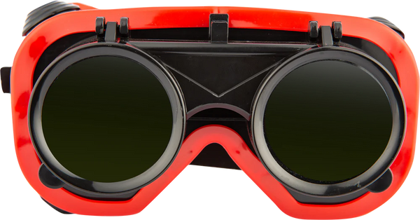 Brazing/Gas Cutting Welding Goggles - Red Frame