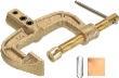 G Shape Clamp Full Brass 800AMP Extra Heavy Duty