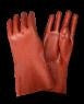 Brown PVC Abrasion Glove Open Cuff 27cm
