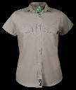 Homegrown Lady's Short Sleeve Shirt Stone