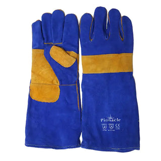 Retail Pack Blue Welding Glove With Yellow Palm 200